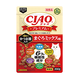 CIAOプレミアム　かつお節入り　まぐろミックス味