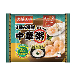 大阪王将　3種の海鮮中華まる粥