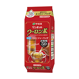 ワンポットエコティーバッグ　ウーロン茶