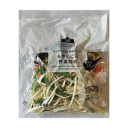 もやしにら野菜炒め