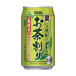 宝焼酎のやわらかお茶割り