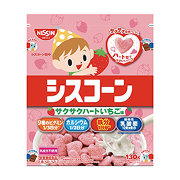 シスコーン　サクサクハートいちご味