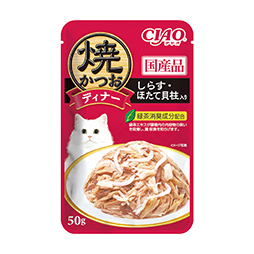 焼かつおディナー　しらす・ほたて貝柱入り