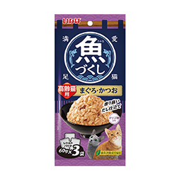 魚づくしパウチ　高齢猫用　まぐろ・かつお