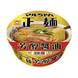 マルちゃん正麺　カップ　芳醇醤油
