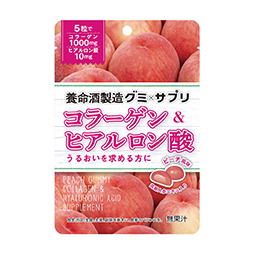 グミ×サプリ　コラーゲン＆ヒアルロン酸