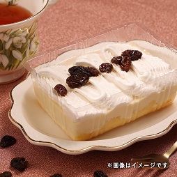 ラムレーズンケーキ 