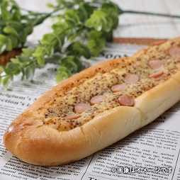 ソーセージマスタードパン