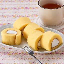 切れてるロールケーキ