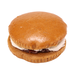 黒糖蒸しケーキ つぶあん＆ホイップ