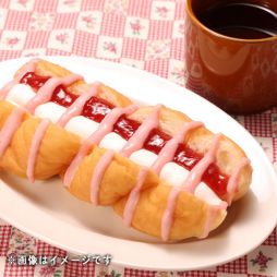 ツイストサンド 苺ジャム＆ホイップ