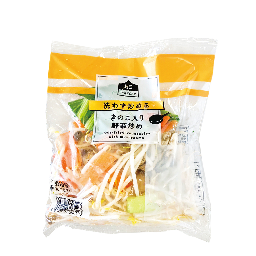 きのこ入り野菜炒め