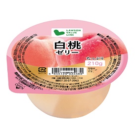 白桃ゼリー