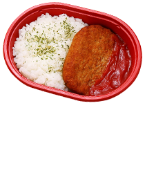 だけ弁当 マルシンハンバーグ 本体価格 200円（税込216円）