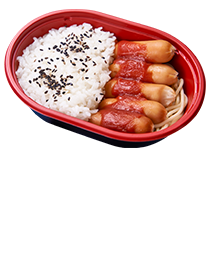 だけ弁当 ウィンナー 本体価格 200円（税込216円）