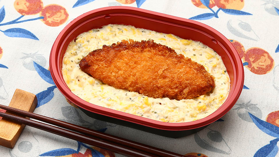 だけ弁当  白身魚フライ