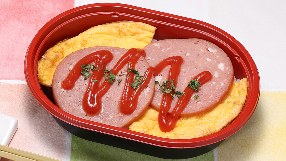 だけ弁当  ハムエッグ
