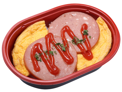 だけ弁当 ハムエッグ