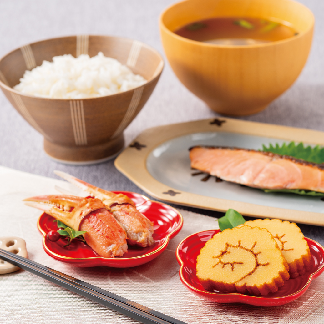 いつものごはんとおせち 焼き鮭定食＋選べるおせち