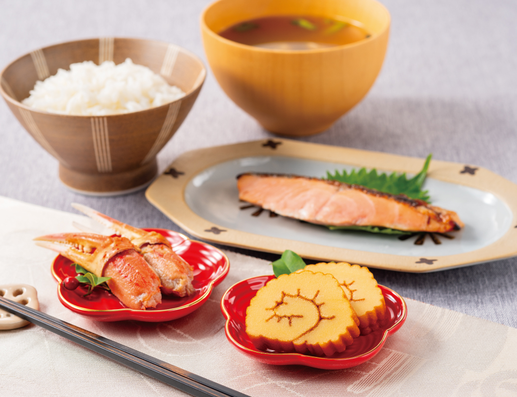 ［ 和食 ］ 焼き鮭定食＋選べるおせち