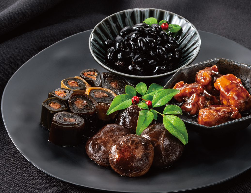 黒色推しおせち